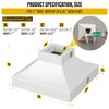 Epcee 1pcs Post 1" Aluminum Deck Post Base Cover, Post