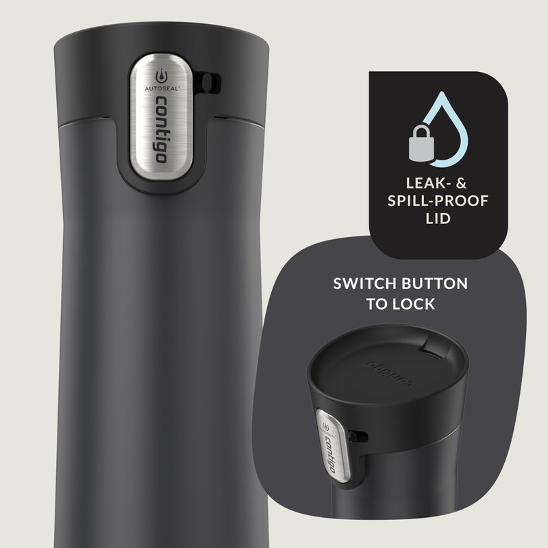 Contigo West Loop 3.0 Stainless Steel Insulated Travel Mug, Leak