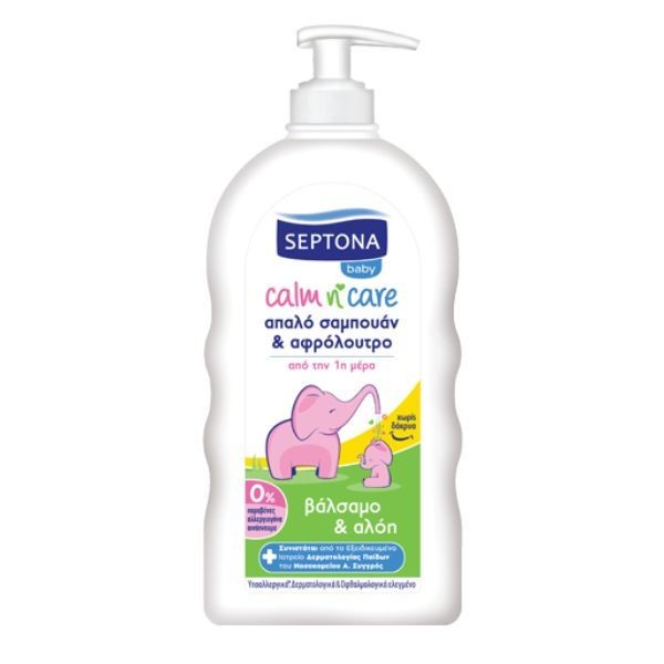 Septona Baby Calm & Care Shampoo & Bath with Hypericum and Aloe 500 ml
