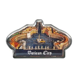 Collectible Novelty Pin for Backpack, Scarf - Made From Jeweler Class Metal - Spartan and the Green Egg Explorer Pin Series: Vatican City - Rome, Italy (259)