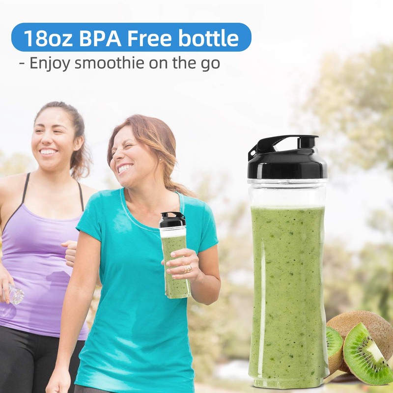 La Reveuse Smoothies Blender Personal Size 300 Watts with 18