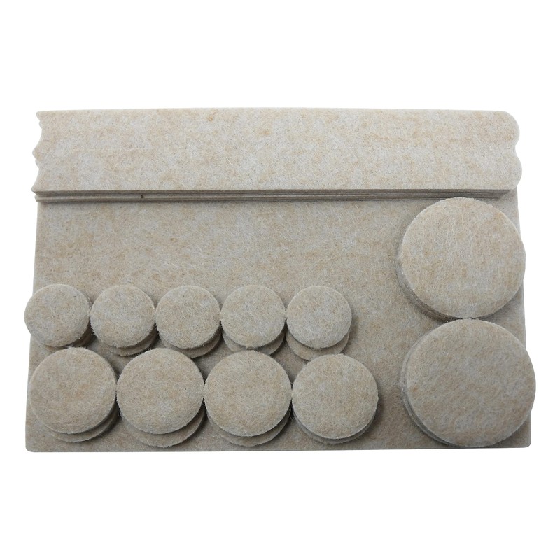 Felt Gard Premium Multipack Furniture Felt Pads, Assorted Sizes, Floor