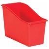 Teacher Created Resources Red Plastic Book Bin, Pack of 6