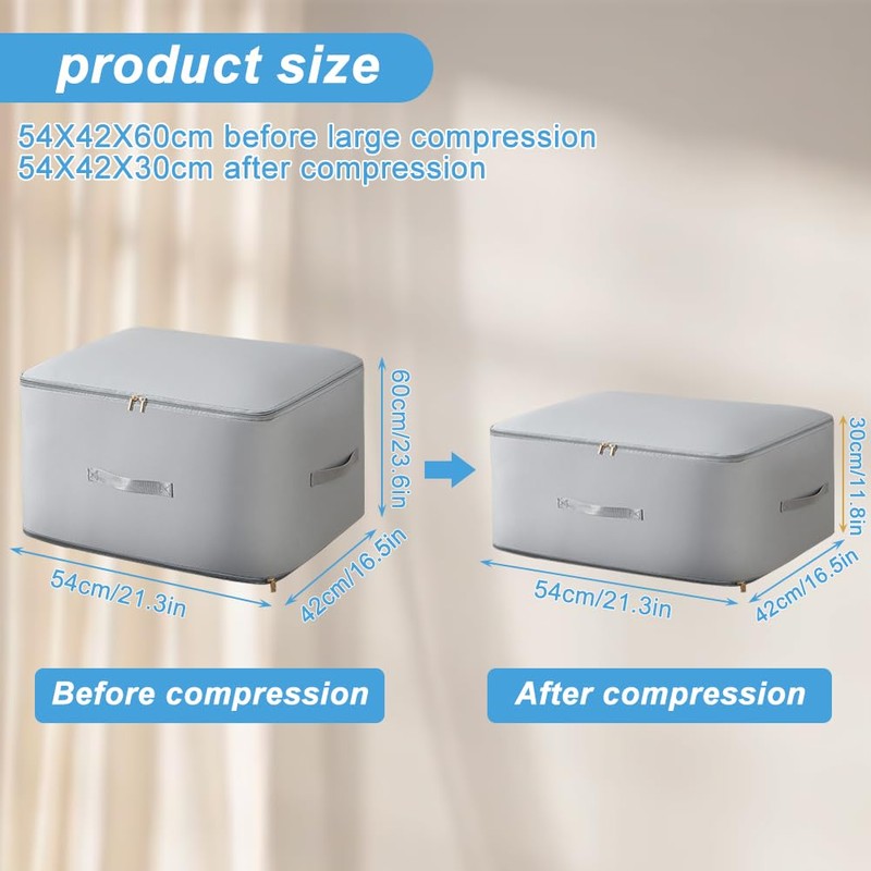 Ultra Space Saving Self Compression Organizer,Compression Storage,Compression Bags,Compression Packing Cubes,Storage
