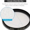 Kenko Photography effect filter Black Mist No.01 58mm Soft Effect,