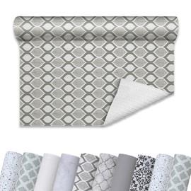 Con-Tact Brand Grip Prints Non-Adhesive Non-Slip Counter Top, Drawer/Shelf Liner, 12" x 20' (Savoy Stone)