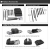 Rhinowalk Motorcycle Saddle Bag Motorbike Tail Bag Waterproof Expandable Pannier