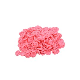 AituoWan Pack of 500 Latex Finger Cots, Anti-Static Rubber Latex Protectors, Medical Protection Service, Disposable Latex Finger Cots Industrial Safety Fingertips Gloves (Pink)