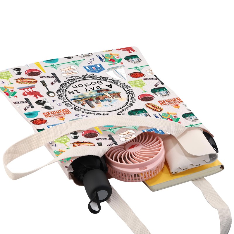 CMNIM Boston Souvenir Gifts Boston Travel Tote Bag Boston Massachusetts