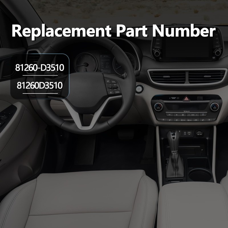 Quealzara Rear Trunk Hatch Handle Compatible with Hyundai Tucson 2019-2021