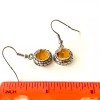 Unbranded Orange Topaz Earrings Celtic Boho Bohemian Dangle Cubic Zirconia