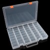 Geroosaty Large Plastic Organiser Box with 48 Compartments and Adjustable
