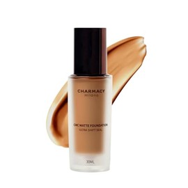 Charmacy Base Maquillaje Líquida Mate Resistente Agua Horas Duración Sudor Humedad Control Grasa Transfiere Pieles Grasas Cobertura Total Modulable