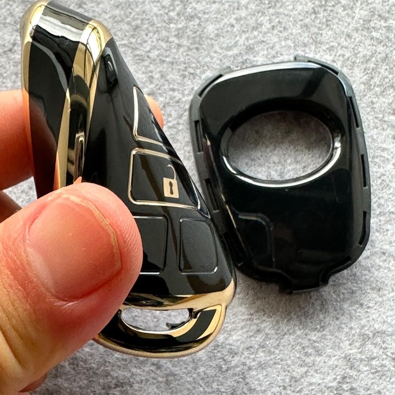 Kinotaka 2 Button Keyless TPU Key Cover for Toyota Vitz