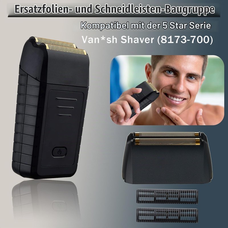 Super Close Gold Foil Replacement Razor & Cutting Bar Unit