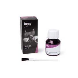 Kaps Shoe Paint for Nubuck & Suede Leather Repair Faded Shoes, Bags and Leather Goods Includes Brush for Applying Many Colours (106 - Dark Brown)