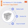 Small Grease Cup Liner for Nexgrill Daytona Table Top Grill