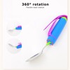 Auxiliary Spoon 360° Flexible Rotation Head Safe Practical Eating Spoon