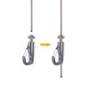 JUNMORE Picture hanging hooks for Picture hanging systems Self-gripping hook