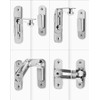 QWORK® 90 Degree Right Angle Door Lock, Door Lock Buckle,