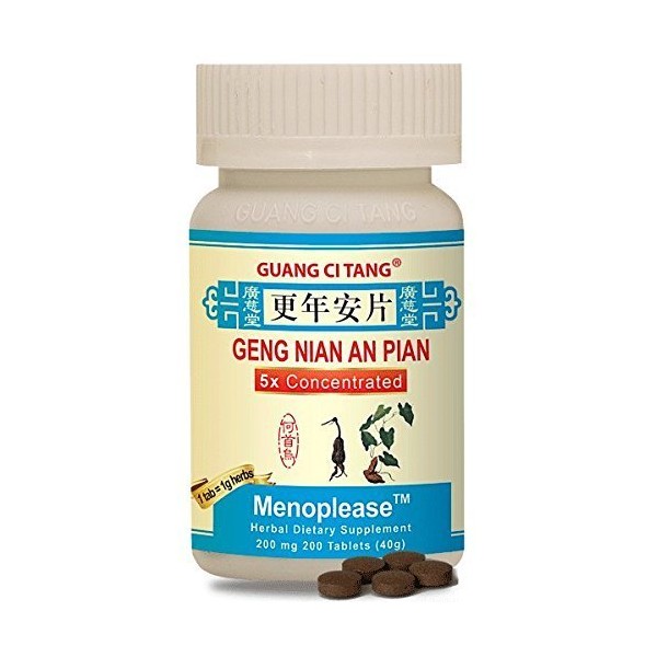 Geng Nian An Pian (Wan) (Menoplease) 200 mg 200 Tablets