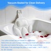 Extra Thick Petal-Shaped Bath Pillow for Head, Neck and Backrest,