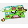 Melissa & Doug Farm Wooden Puzzle TOY Boy/Girl (8 pcs)