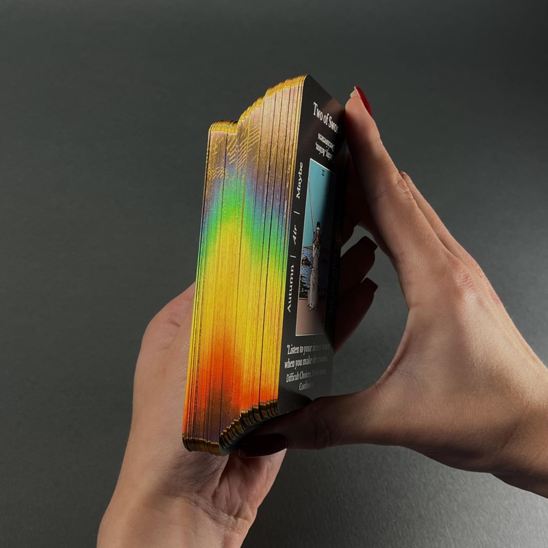 CRAFTERIAN Learning Tarot, Tarot Cards for Beginners with Meanings on