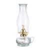 Cywinfow Lantern Kerosene Lamp Vintage Kerosene Lamp L392G (Green-Gold)
