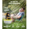 KopBeau Portable Camping Fan with Lights, 20000mAh Rechargeable Battery Operated