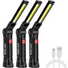 LED Work Light with Magnetic Base and Hanging Hook,360°Rotate &5