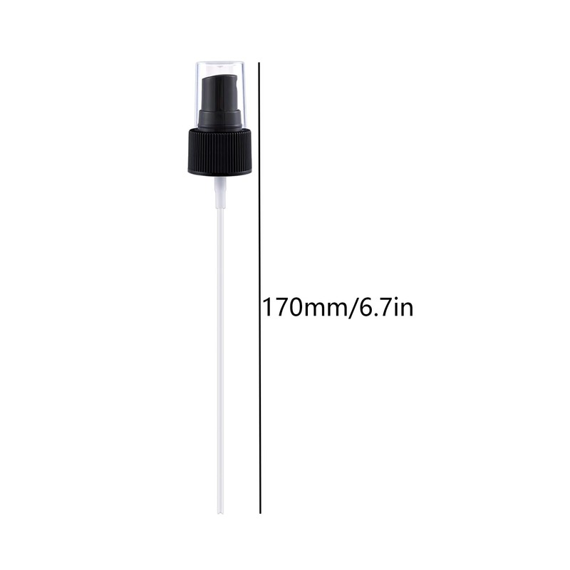JAMOGOU 5 Pack Spray Bottle Top with 6.6" Dip Tube,