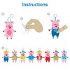 Baker Ross FX564 Pig Mix and Match Keyring Kits -