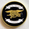 US NAVY SEAL TEAM THREE Challenge Coin USA