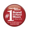 Hamilton Beach Power Deluxe 6-Speed Electric Hand Mixer with Snap-On