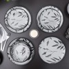 Lechoo 12pcs Melamine Dinnerware Set - Service for 4 Melamine