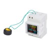Single Phase Energy Meter Rail Frequency Power Factor Meters Multifunctional