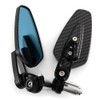 7/8'' Motorcycle End Bar Mirror 22mm Rearview Mirror Universal Motorbike
