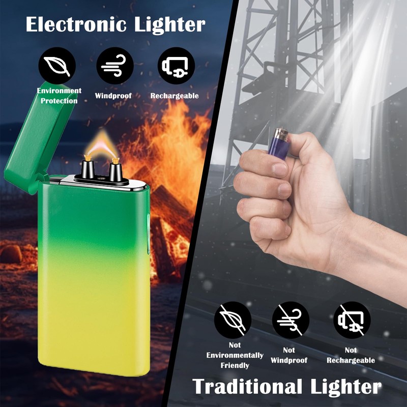 RSBYE Electric Torch Lighter Rechargeable Arc Lighter USB C Electronic