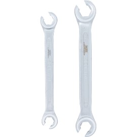 BGS 1755 | Double Ring Spanner Set, open Type | 10 x 11 / 12 x 13 mm | 2 pcs.