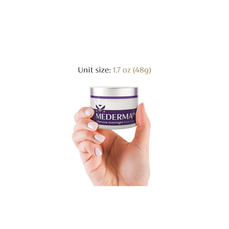 Mederma PM Intensive Overnight Scar Cream - Works with Skin's