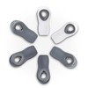 HIC Kitchen Multi-Purpose Magnetic Clips, Soft-Grip Handles, Set of 6