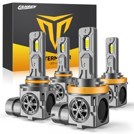 Termitor 2025 Latest 9005 H11 Fog Lights 80000LM, 10X Super Bright HB3 H8/H9 Fog Bulbs, 60000HRS Lifespan Plug and Play, Pack of 4