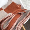 H Blanket Soft Cashmere Fleece Plaid Throw Blanket, All Season