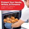 Big Red House - Silicone Oven Mitts - Blue Denim