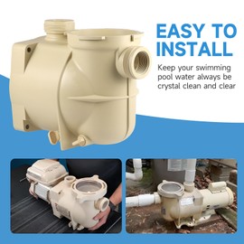 350089 Inground Pool and Spa Booster Pump Body Housing – Replacement Part for Pool & Spa Systems, Compatible with Pentair,SuperFlo Inground Pool and Spa Booster Pump Body Housing,Easy to Install
