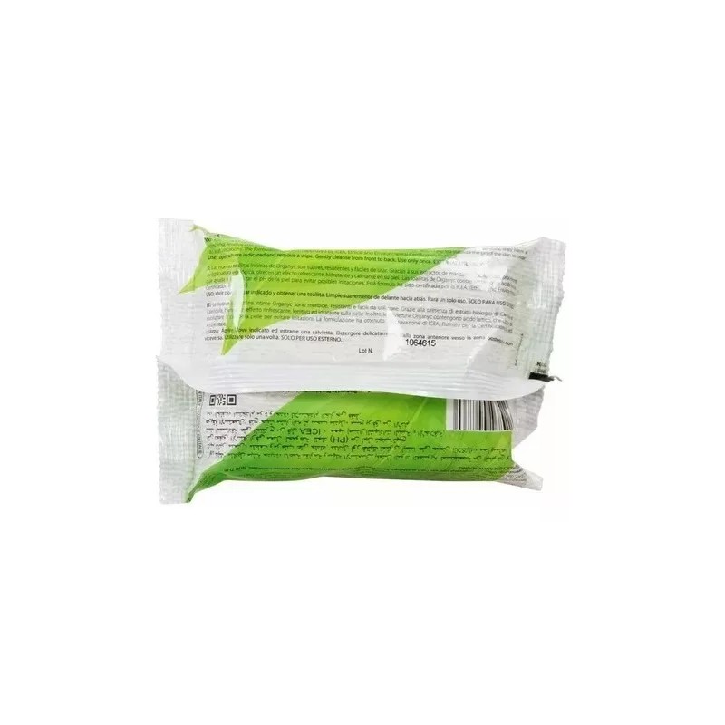 Organyc Toalla Higiénica Íntima Organyc 3 Packs Con 20 Pz