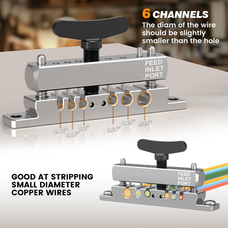 YehgoMade Adjustable & Portable Wire Stripper Machine – High-Efficiency Cable
