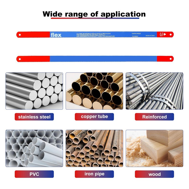 Hacksaw Blades 300mm for Metal Cutting – 10PCS High Carbon