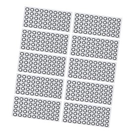 1000 Piezas Marcador de Escaneo 3D Reflectante Movimiento de Escaneo Preciso de Alto Rendimiento con Escáneres 3D Interior 6 Exterior 10 para Adquisición de Datos